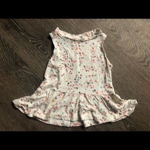 Floral print Tank peplum size 12-18 months
